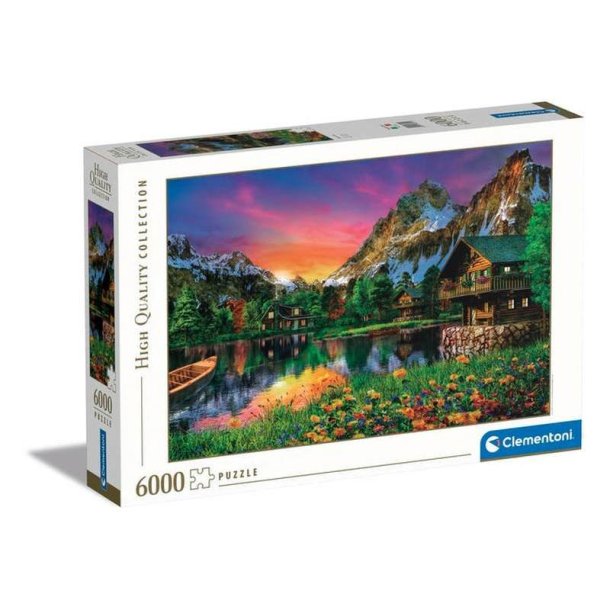 Clementoni puslespil 6000 brikker - HQC Alpine Lake