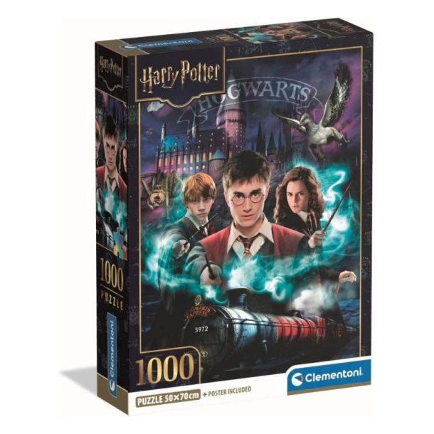 Clementoni puslespil 1000 brikker - CB Harry Potter Hogwarts