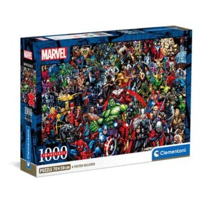 Clementoni puslespil 1000 brikker - CB HQC Marvel mpossible Avengers