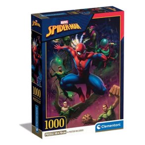 Clementoni puslespil 1000 brikker - CB HQC Spiderman