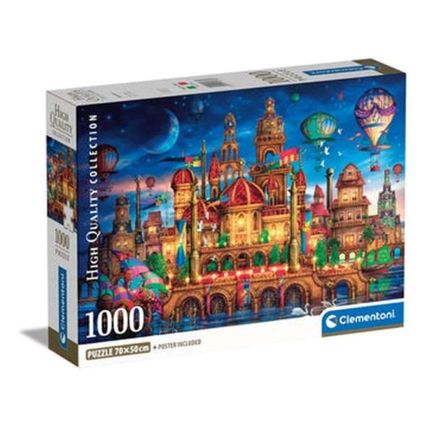 Clementoni puslespil 1000 brikker - CB High Quality Downtown