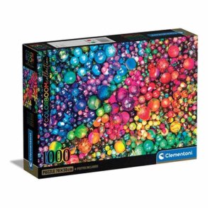 Clementoni puslespil 1000 brikker - CB Marv Marbles Colorbloom