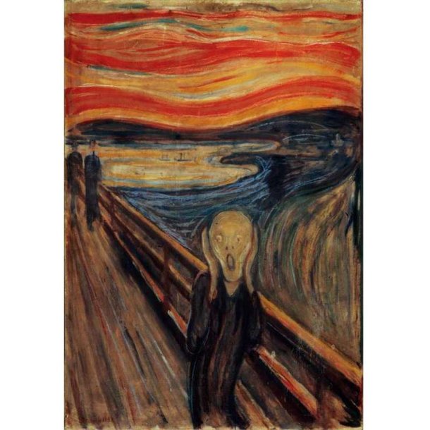 Clementoni puslespil 1000 brikker - CB Museum Munch inThe Screamin