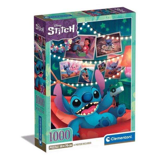 Clementoni puslespil 1000 brikker - CB HQC Disney Stitch