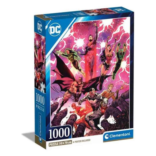Clementoni puslespil 1000 brikker - CB HQC DC Comics 2