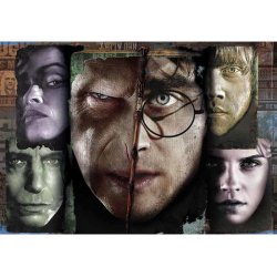 Clementoni puslespil 1000 brikker - CB HQC Harry Potter Face