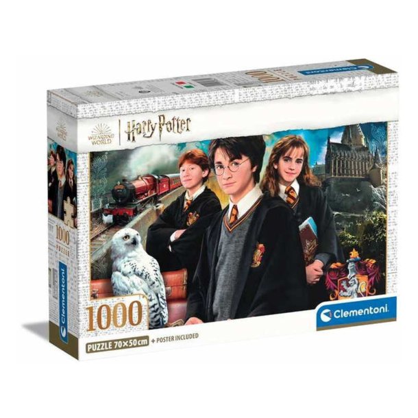 Clementoni puslespil 1000 brikker - CB HQC Harry Potter Trio