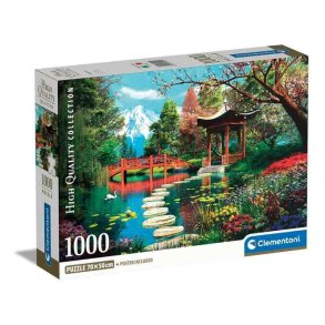Clementoni puslespil 1000 brikker - CB HQC Fuji Garden