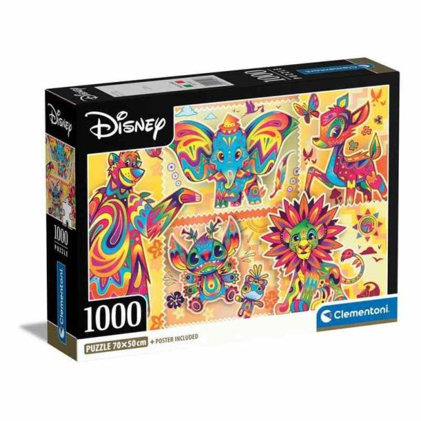 Clementoni puslespil 1000 brikker - CB HQC Disney Classics