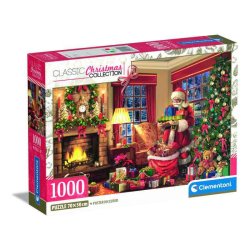 Clementoni puslespil 1000 brikker - CB HQC Santas Visit