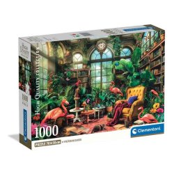 Clementoni puslespil 1000 brikker - CB HQC The Greenhouse Library
