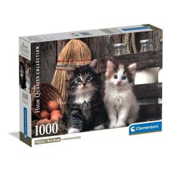 Clementoni puslespil 1000 brikker - CB HQC Lovely Kittens