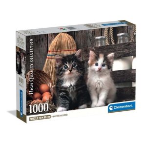 Clementoni puslespil 1000 brikker - CB HQC Lovely Kittens
