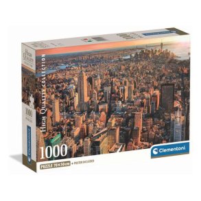 Clementoni puslespil 1000 brikker - CB HQC New York City