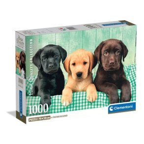 Clementoni puslespil 1000 brikker - CB HQC Three Labs