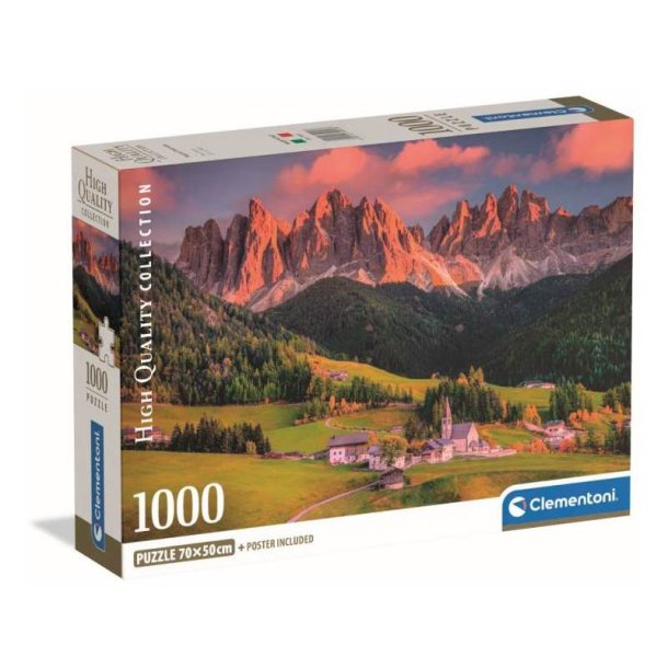 Clementoni puslespil 1000 brikker - CB HQC Magical Dolomites