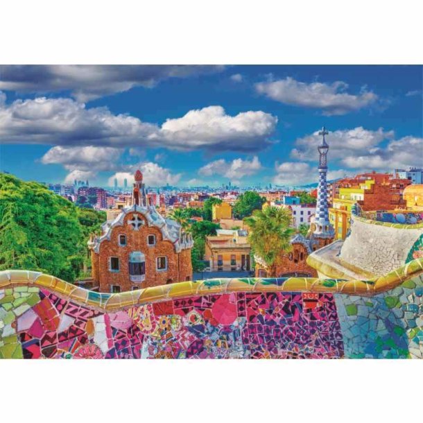 Clementoni puslespil 1000 brikker - CB HQC Park G&uuml;ell Barcelona