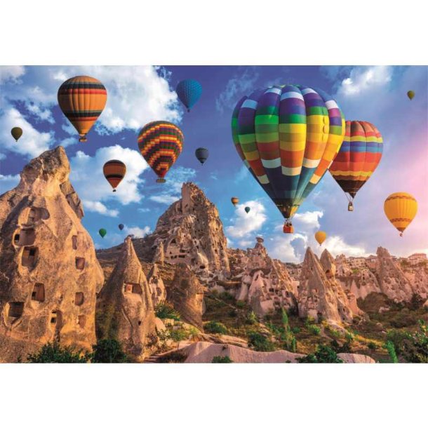 Clementoni puslespil 1000 brikker - CB Balloons In Cappadocia