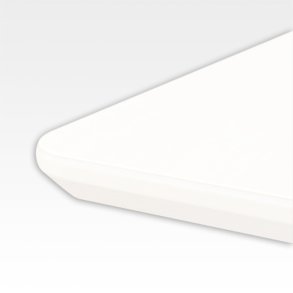 ConSet Bordplade 40x60 - Hvid - Rektangul�r