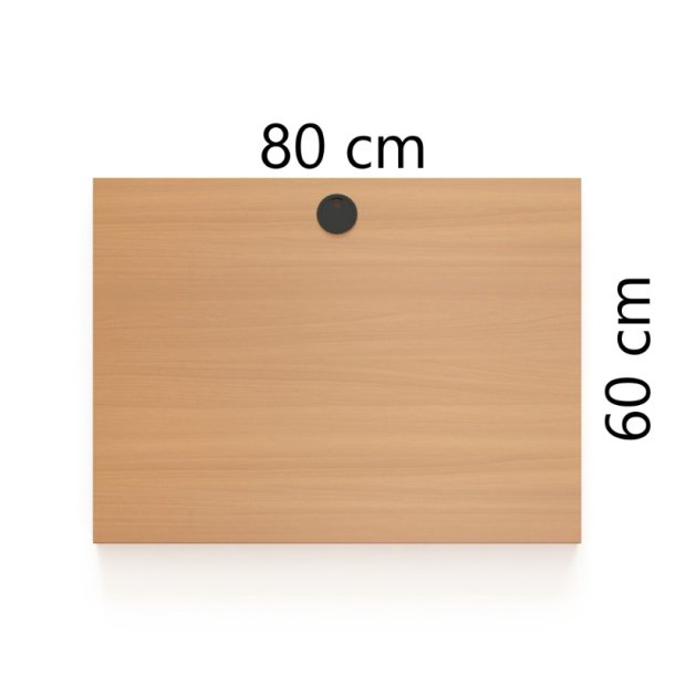 ConSet Bordplade 80x60 - B�g - Rektangul�r