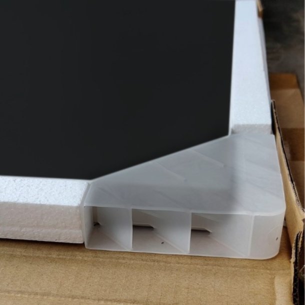 ConSet Bordplade 80x60 - Sort - Rektangul�r