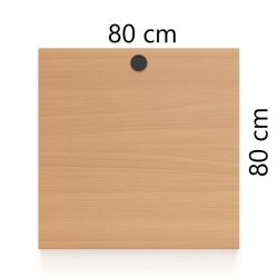 ConSet Bordplade 80x80 - B�g - Rektangul�r