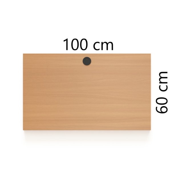 ConSet Bordplade 100x60 - B�g - Rektangul�r