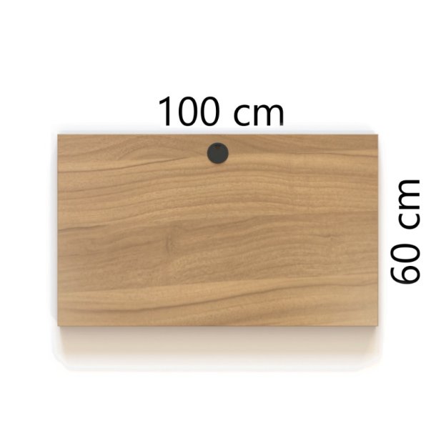ConSet Bordplade 100x60 - Valn�d - Rektangul�r