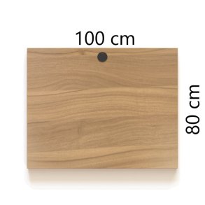 ConSet Bordplade 100x80 - Valn�d - Rektangul�r