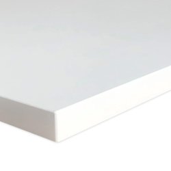 ConSet Bordplade 120x60 - Hvid - Rektangul�r