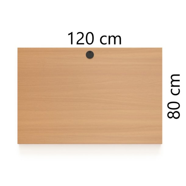 ConSet Bordplade 120x80 - B�g - Rektangul�r