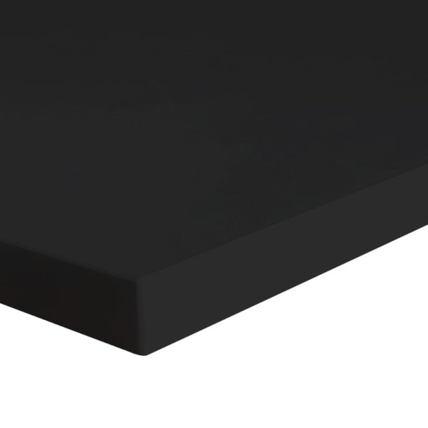 ConSet Bordplade 120x80 - Sort - Rektangul�r