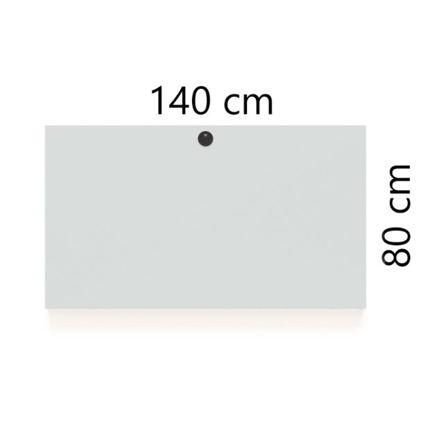 ConSet Bordplade 140x80 - Hvid - Rektangul�r