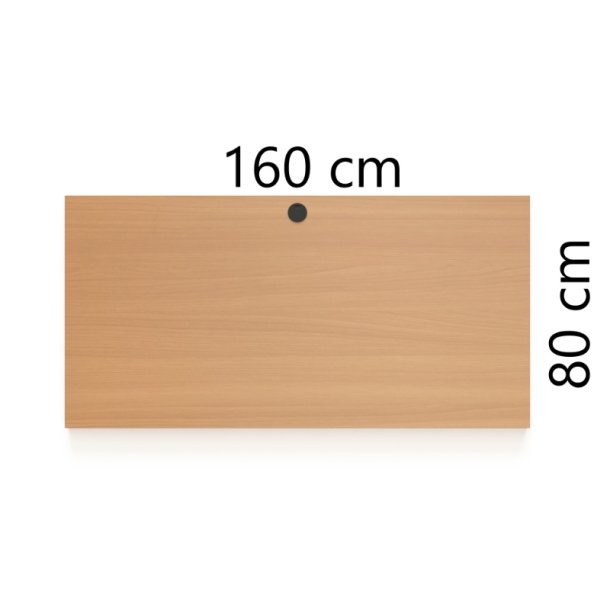 ConSet Bordplade 160x80 - B�g - Rektangul�r