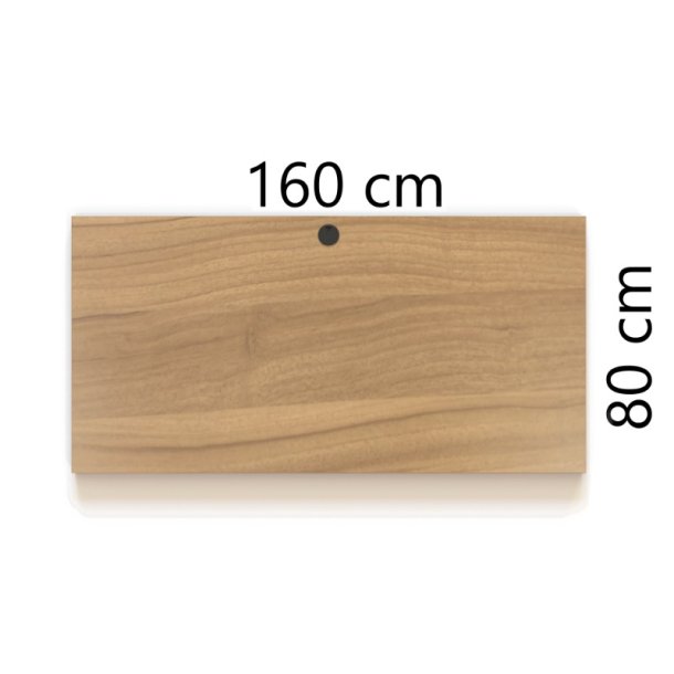ConSet Bordplade 160x80 - Valn�d - Rektangul�r