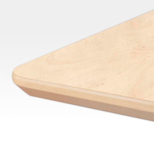 ConSet Bordplade 180x80 - Ahorn - L-formet bordplade
