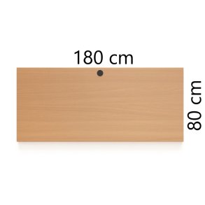 ConSet Bordplade 180x80 - B�g - Rektangul�r