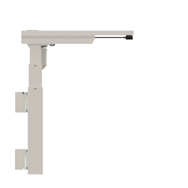 ConSet H�ve S�nkebord 80x60 - 501-39 - Hvid bordplade - v�gmonteret hvidt stel