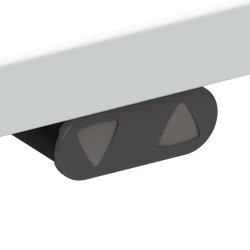 ConSet H�ve S�nkebord 80x80 - 501-39 - Hvid bordplade - v�gmonteret hvidt stel
