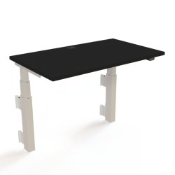 ConSet H�ve S�nkebord 100x60 - 501-39 - Sort bordplade - v�gmonteret hvidt stel