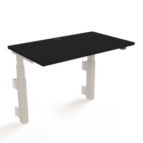 ConSet H�ve S�nkebord 100x60 - 501-39 - Sort bordplade - v�gmonteret hvidt stel