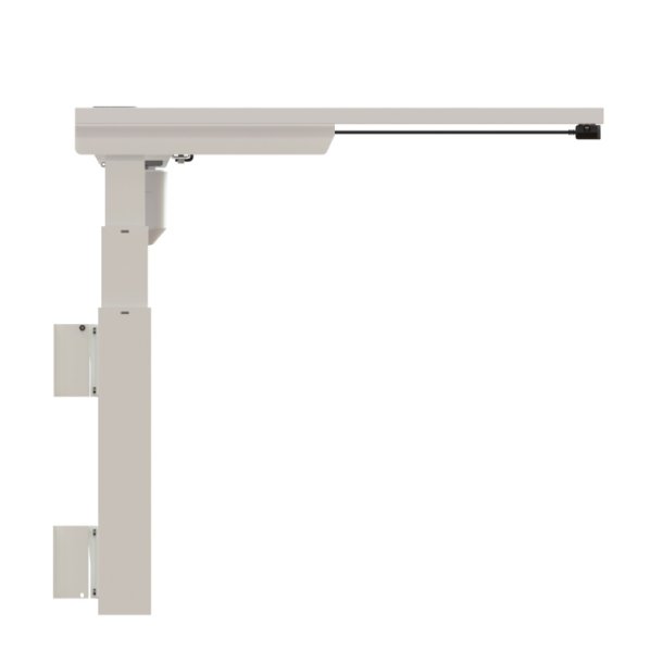 ConSet H�ve S�nkebord 100x80 - 501-39 - Hvid bordplade - v�gmonteret hvidt stel
