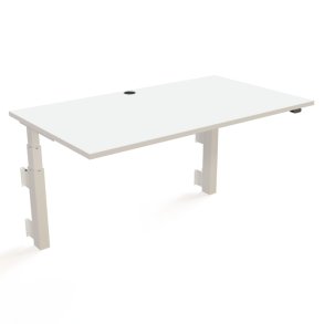 ConSet H�ve S�nkebord 140x80 - 501-39 - Hvid bordplade - v�gmonteret hvidt stel