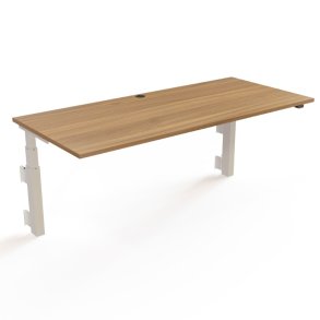 ConSet H�ve S�nkebord 180x80 - 501-39 - Valn�d bordplade - v�gmonteret hvidt stel