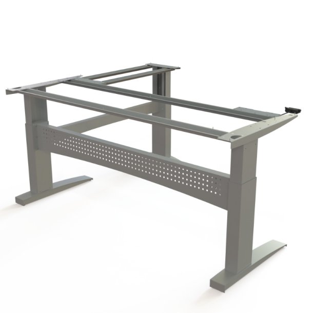 ConSet H�ve/S�nke Hj�rnestel 501-11 - 196-156 cm - S�lv