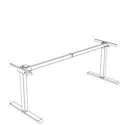 ConSet H�ve/S�nke Stel 501-20 - 172 cm - Sort