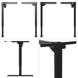 ConSet H�ve/S�nke Stel 501-20 - 172 cm - Sort