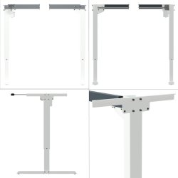 ConSet H�ve/S�nke Stel 501-20 - 129 cm - Hvid
