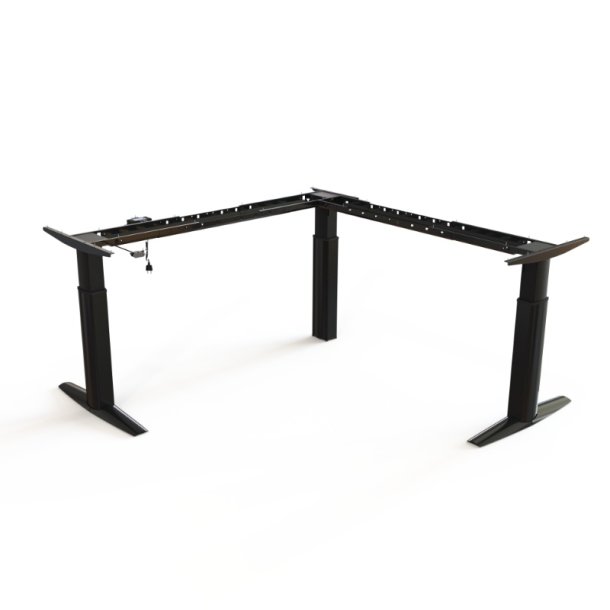 ConSet H�ve/S�nke Hj�rnestel 501-23 - 190-190 cm - Sort