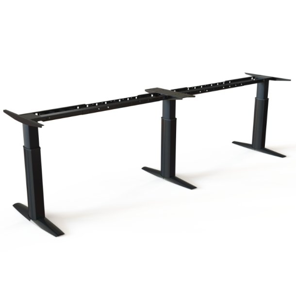 ConSet H�ve/S�nke M�debordsstel 501-23 - 400 cm - Sort